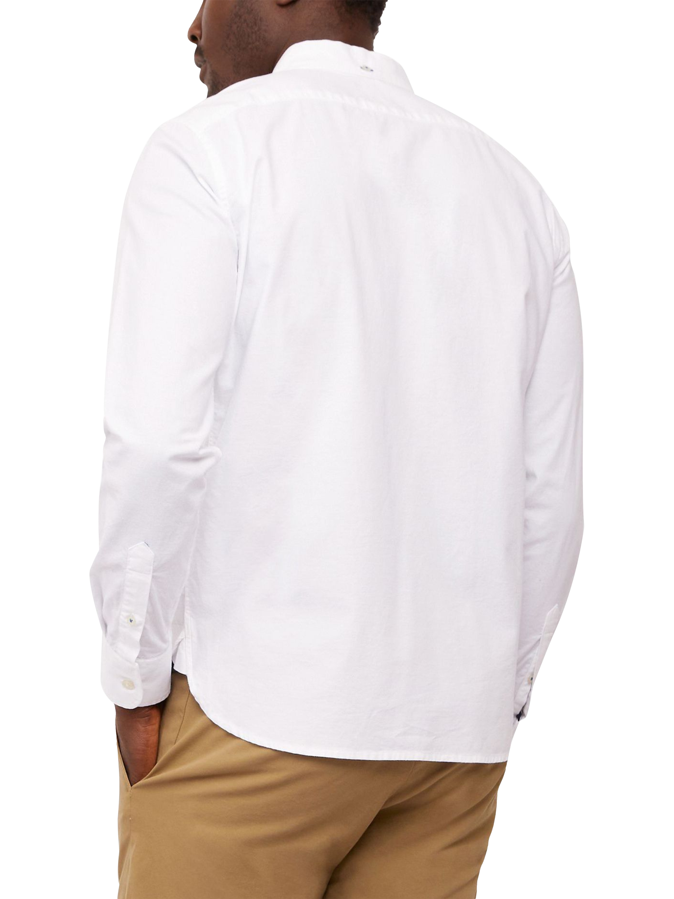 Product image 2 of 2, which shows Dockers Slim Fit 2 Button Collar Oxford Shirt, White, L