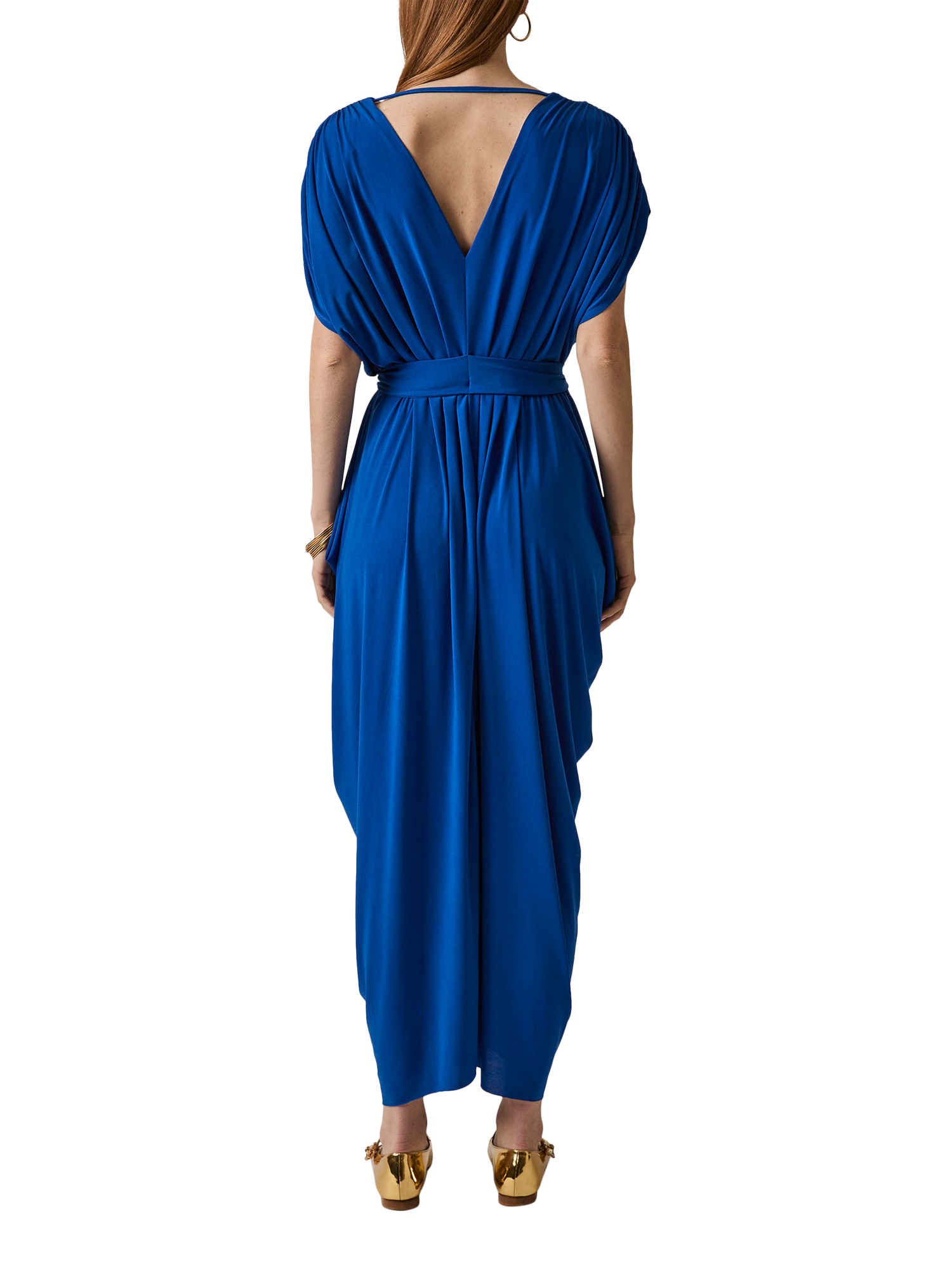 Product image 2 of 11, which shows DrapedMaxiRoyalDress BLRO 8