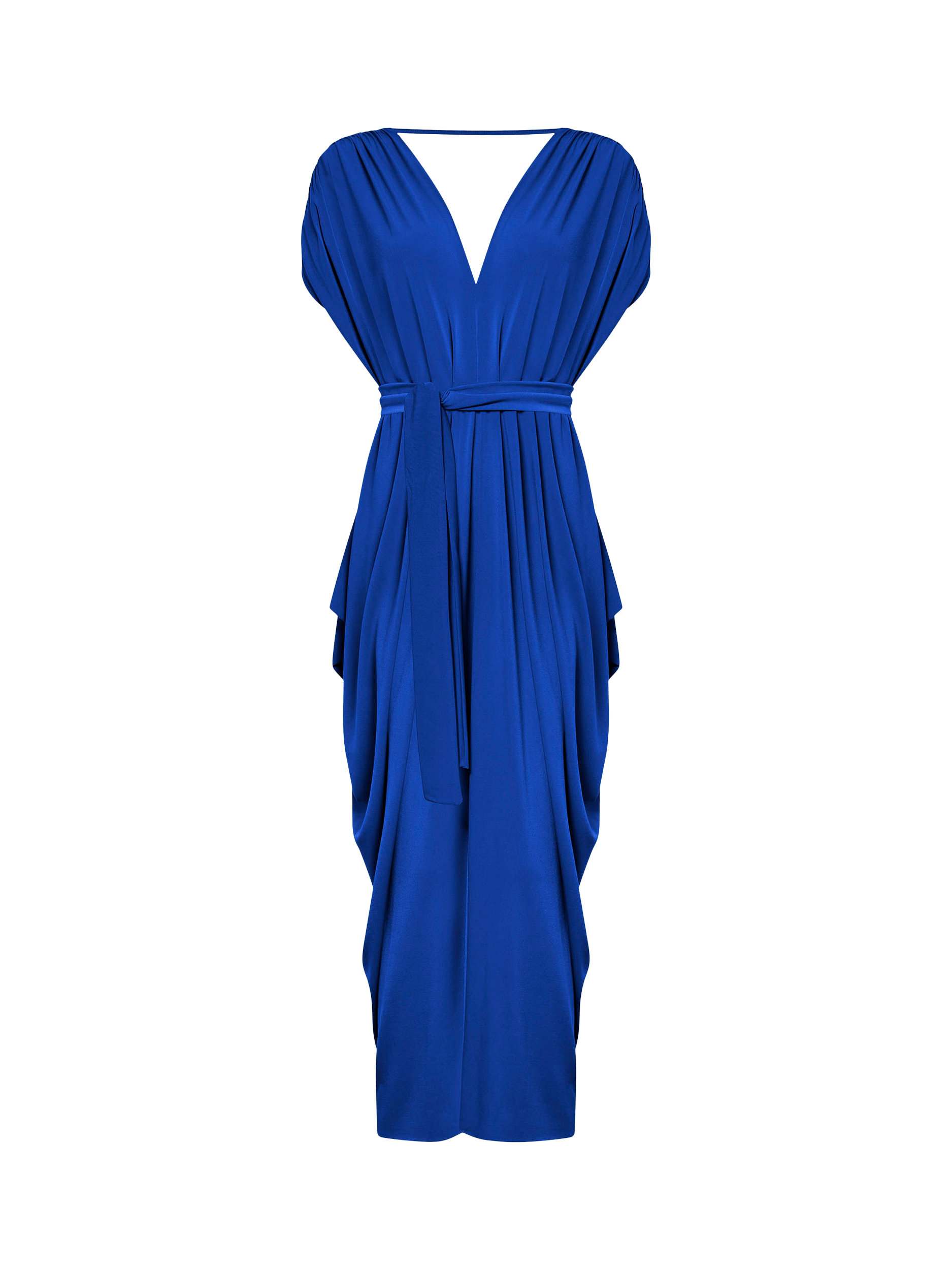 Product image 7 of 11, which shows DrapedMaxiRoyalDress BLRO 8