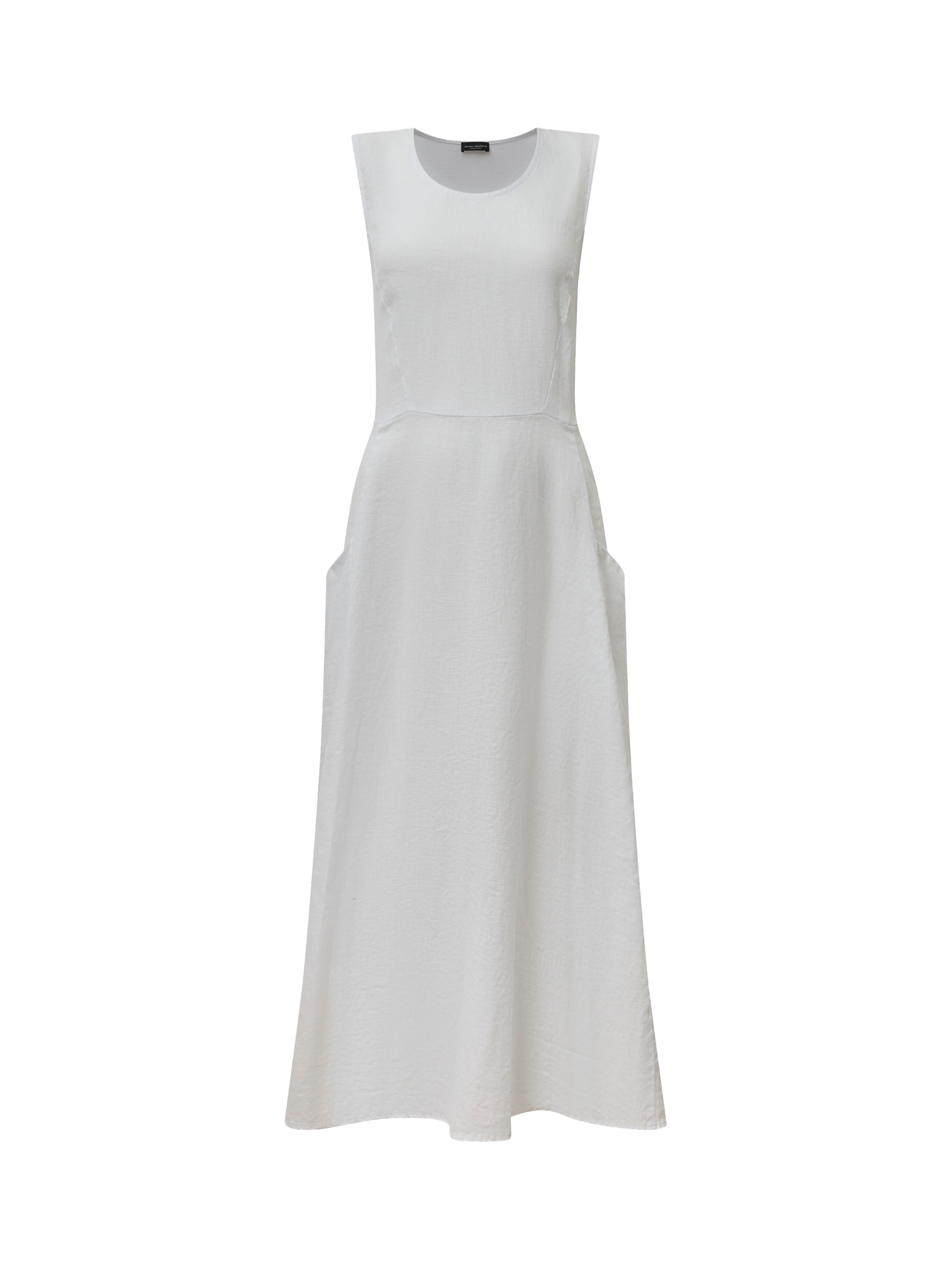 Product image 6 of 6, which shows James Lakeland Pure Linen Maxi Dress, White, 8
