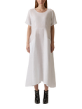 James Lakeland Pocket Pure Linen Dress, White