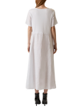 James Lakeland Pocket Pure Linen Dress, White