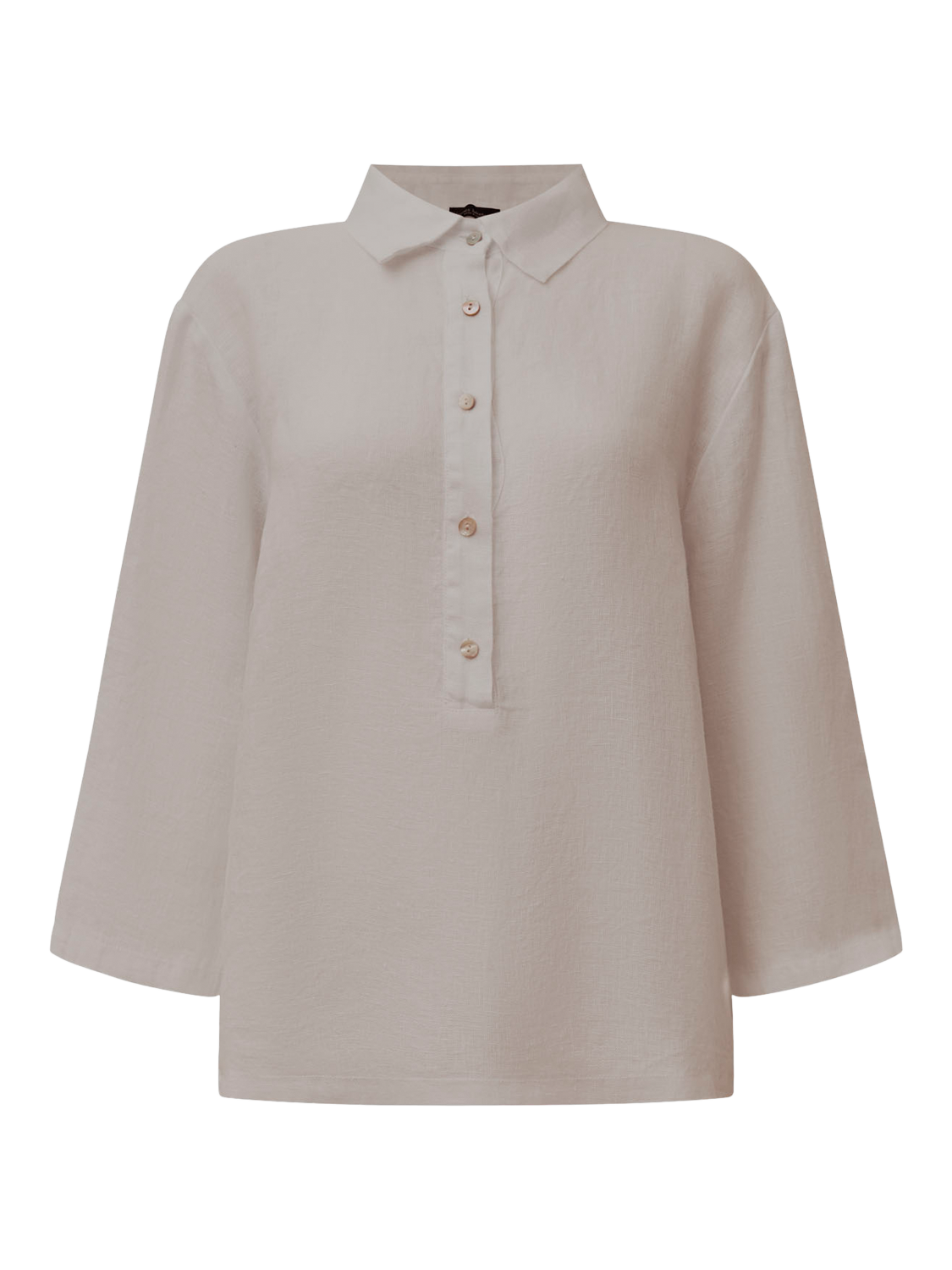 Product image 7 of 7, which shows James Lakeland Linen Blouse, Taupe, 8