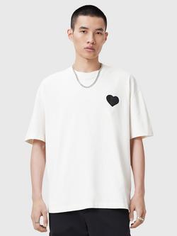 AllSaints Lover T-Shirt, Ashen White, Ashen White