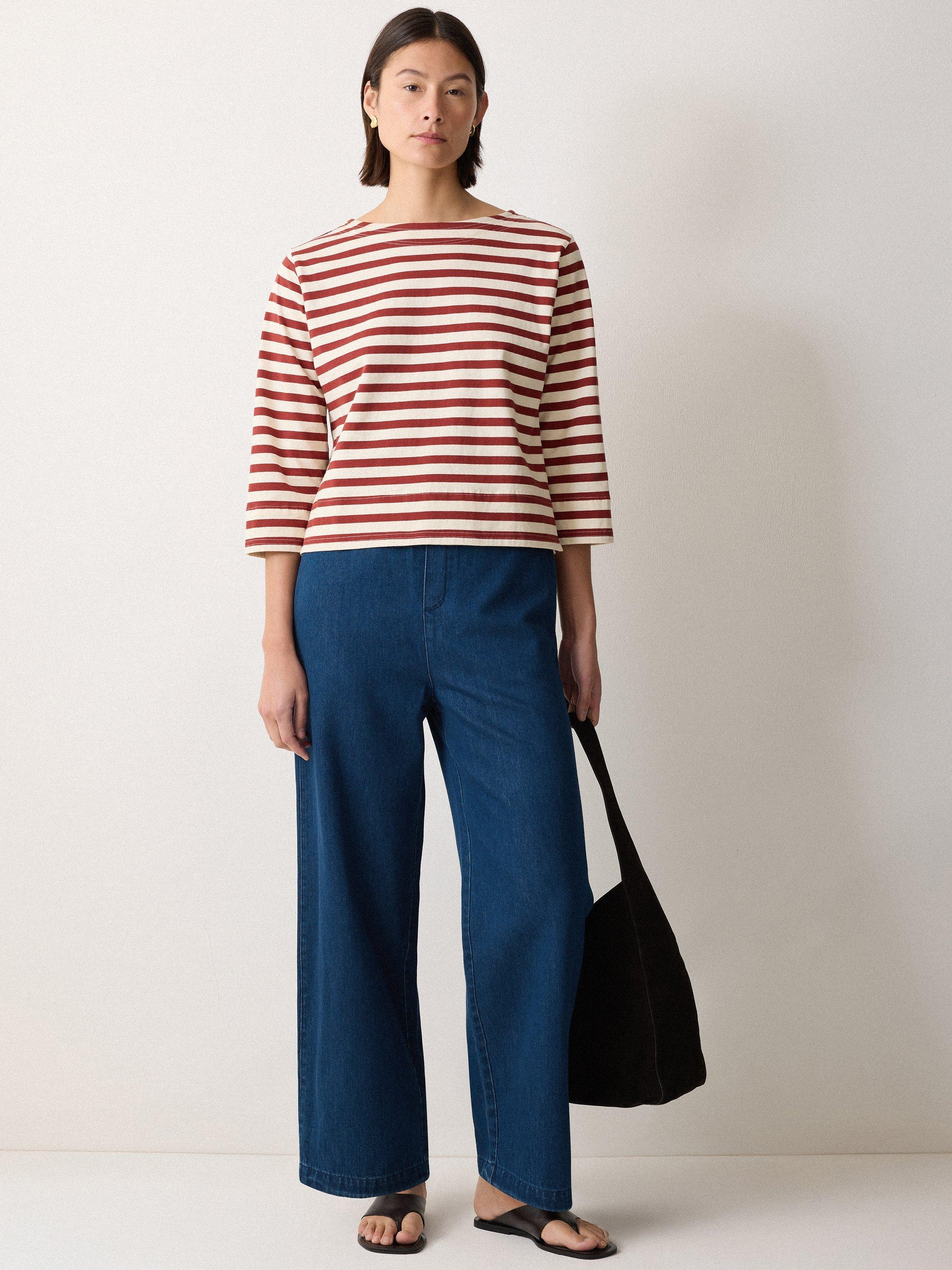 Product image 4 of 5, which shows Jigsaw Relaxed Drawstring Joggers, Indigo, 16