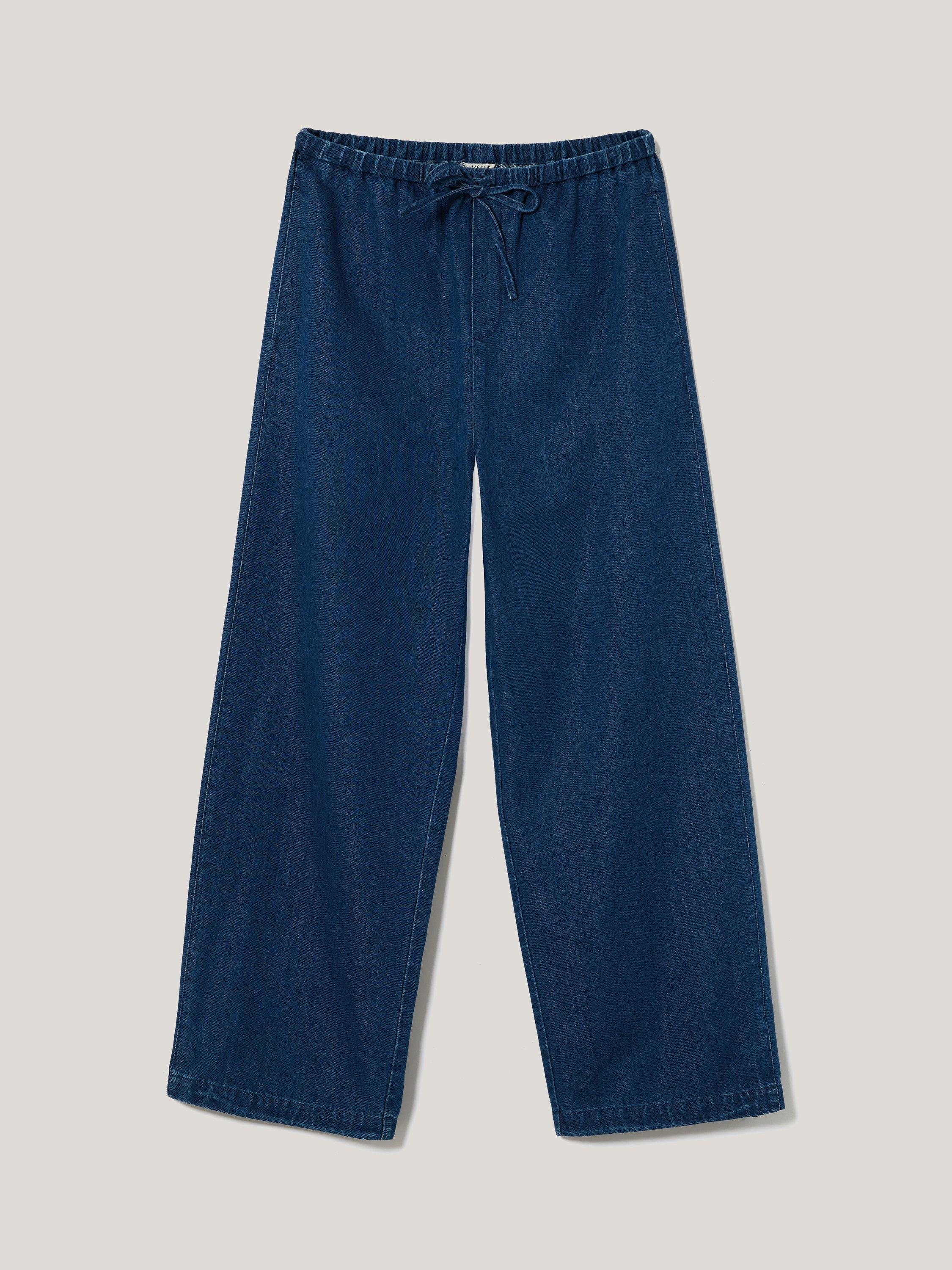 Product image 5 of 5, which shows Jigsaw Relaxed Drawstring Joggers, Indigo, 16