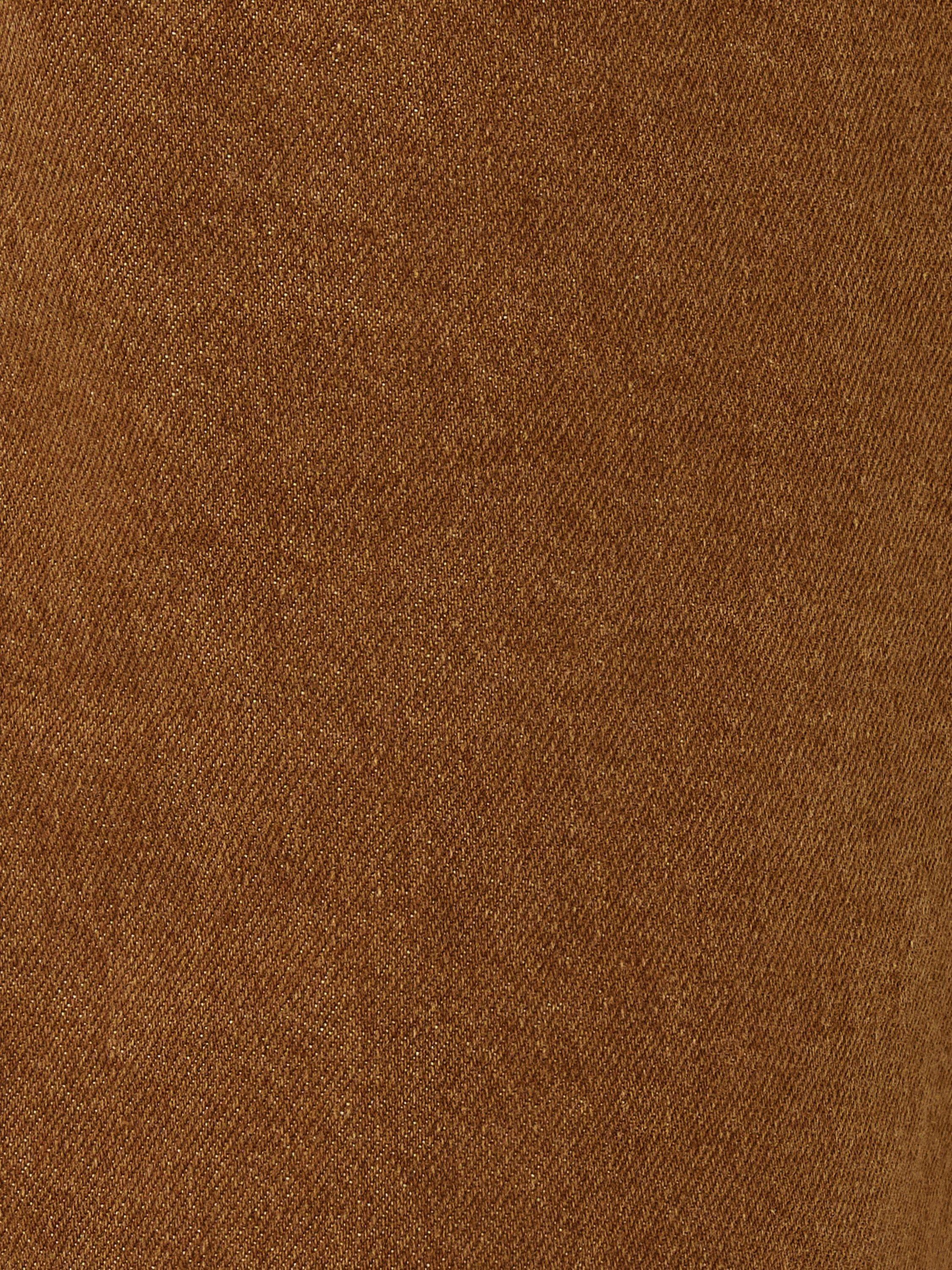 Product image 7 of 7, which shows Jigsaw Tyne Wide Leg Cropped Denim Jeans, Brown, 24R