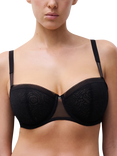 Chantelle C Jolie Underwired Half Cup Bra, Black