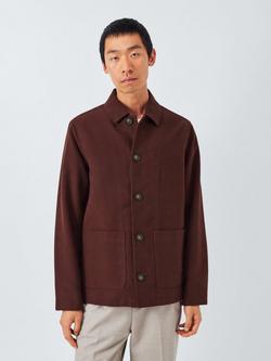 John Lewis Moleskin Chore Jacket, Bitter Chocolate, Bitter Chocolate