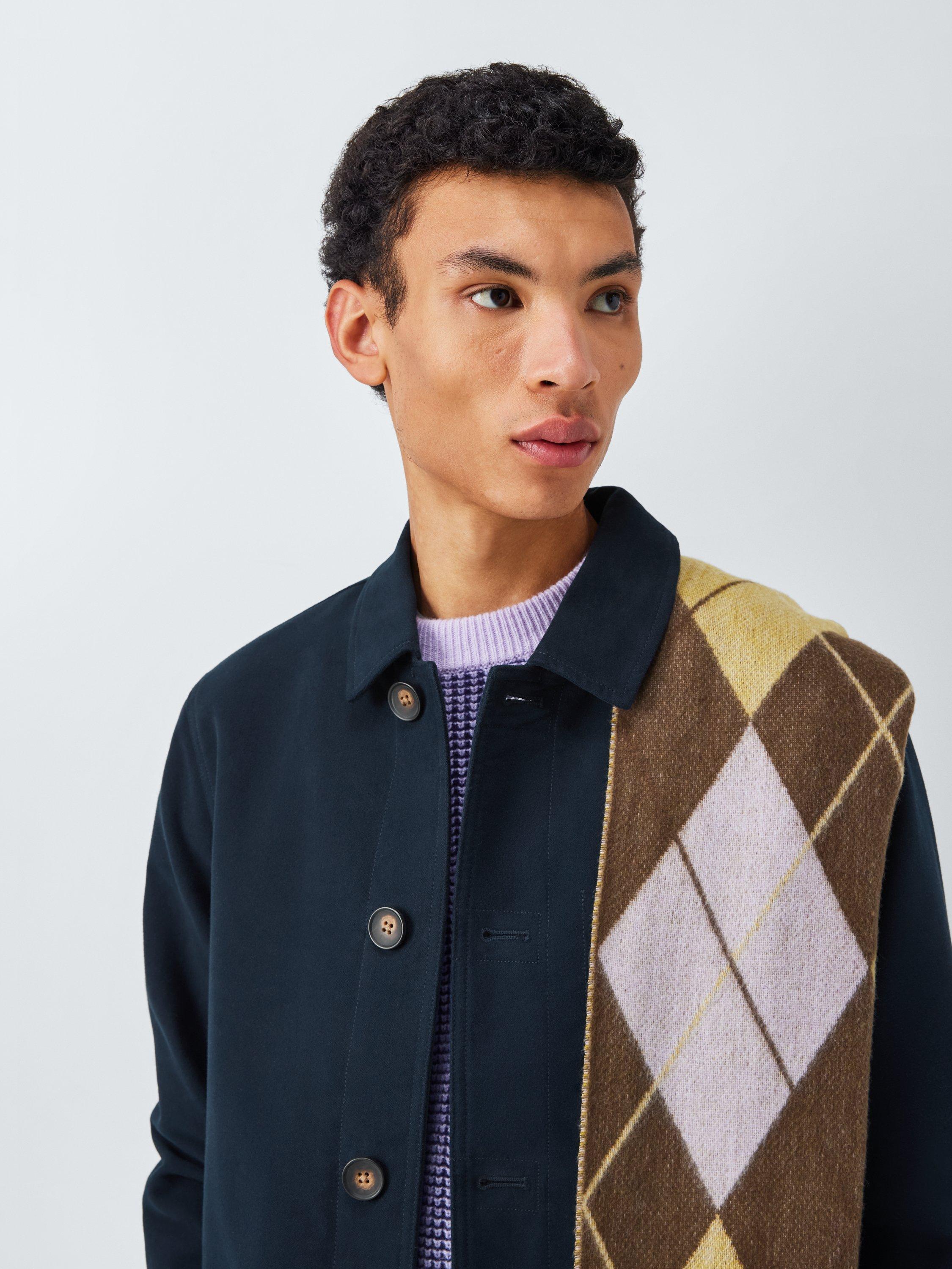 Product image 5 of 6, which shows John Lewis Moleskin Chore Jacket, Sky Captain, S