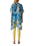 James Lakeland Floral Print Kaftan, Blue