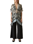 James Lakeland Boho Chic Printed Kaftan, Black