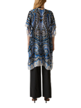 James Lakeland Swirl Print Kaftan, Blue