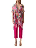 James Lakeland Floral Print Kaftan, Pink