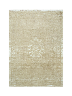 Louis De Poortere Medallion Rug, Milk Curry