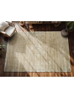 Louis De Poortere Medallion Rug - view 2, Milk Curry