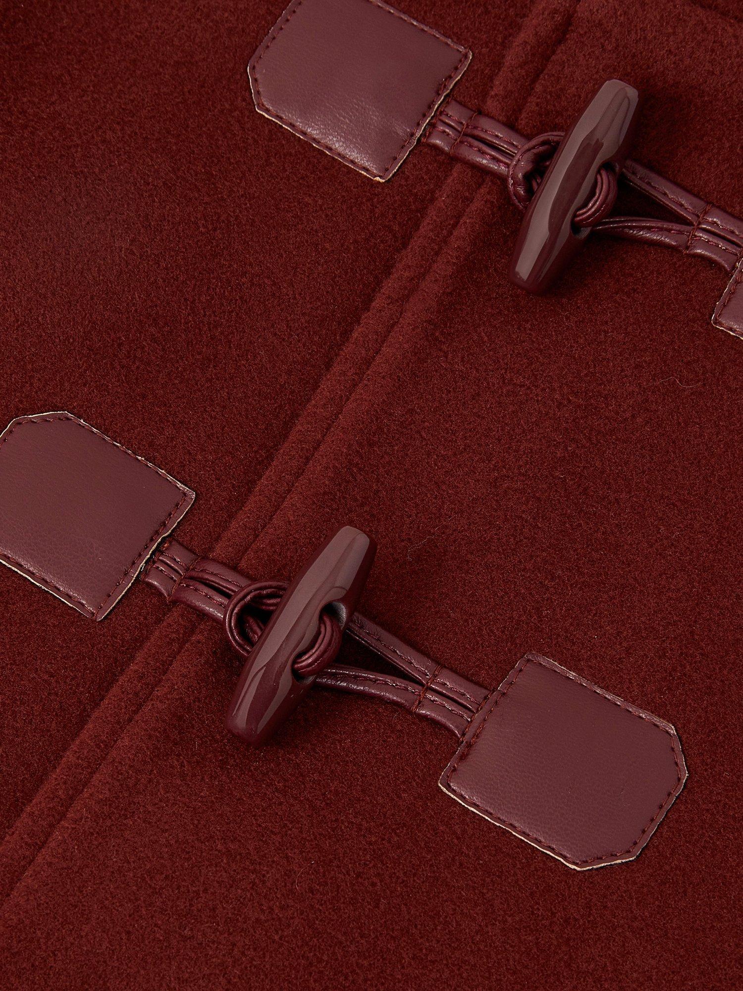 Product image 3 of 3, which shows Monsoon Kids' Conker Hooded Duffle Coat, Brown, 2-3 years