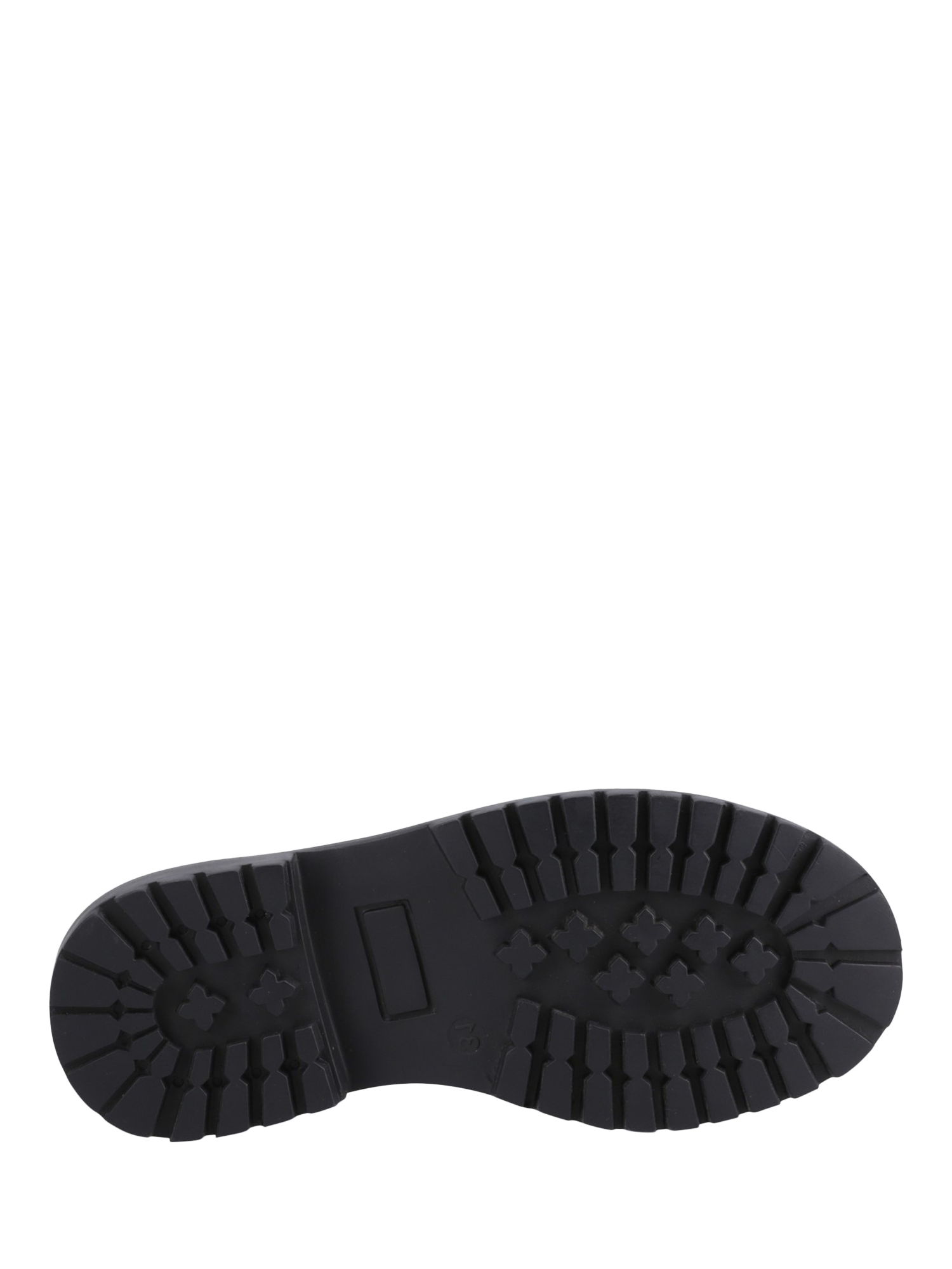 Product image 4 of 4, which shows Hush Puppies Kids' Abigail Senior Patent Leather Loafers, Black, 6