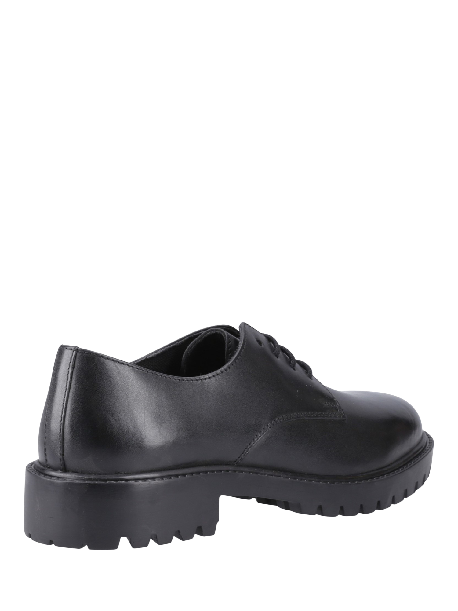 Product image 3 of 4, which shows Hush Puppies Kids' Aubrey Senior Lace Up Brogues, Black, 3