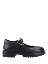 chinese dress ladies Girls Hush Puppies Black Clara Junior School Shoe main image 1