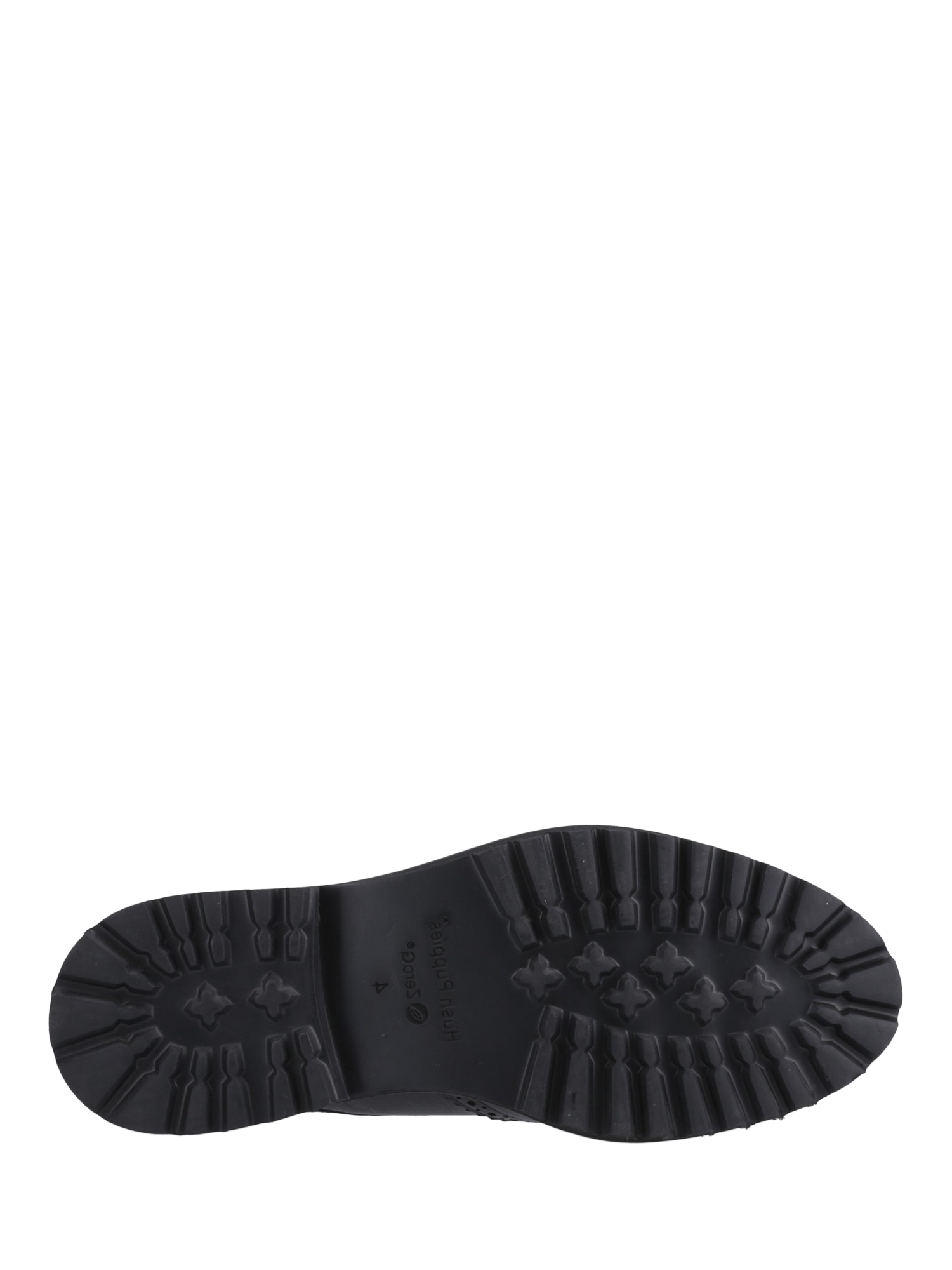 Product image 4 of 4, which shows Hush Puppies Kids' Gabi Senior Lace Up Brogues, Black, 3