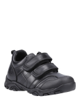 Hush Puppies Kids' Leroy Infant Leather School Shoes, Black