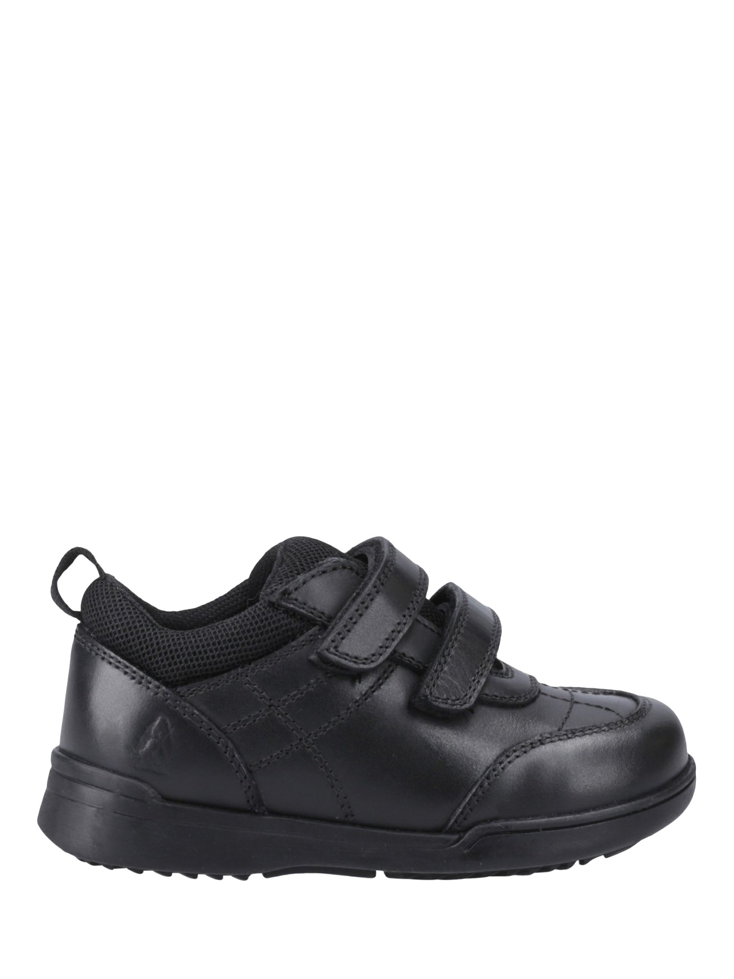 Hush Puppies Kids' Lennon Infant Leather School Shoes, Black