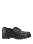 Hush Puppies Kids' Lucy Junior Custom Fit Leather School Shoes, Black