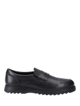 Hush Puppies Kids' Rocco Senior Leather School Shoes, Black