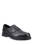 Hush Puppies Kids' Rocco Senior Leather School Shoes, Black