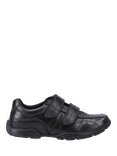 Hush Puppies Kids' Vance Junior Double Rip Tape Shoes, Black