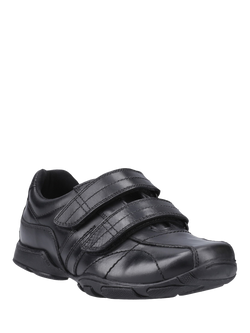 Hush Puppies Kids' Vance Junior Double Rip Tape Shoes, Black - view 2, Black