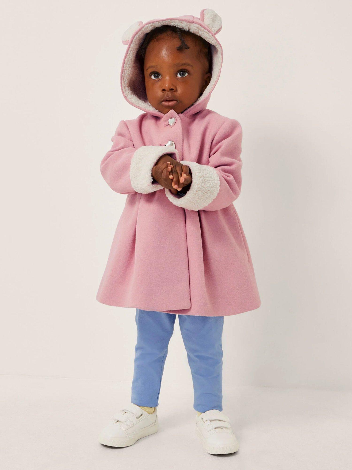 Product image 1 of 4, which shows Baby Bunny Ears Coat PKMI 3-6M