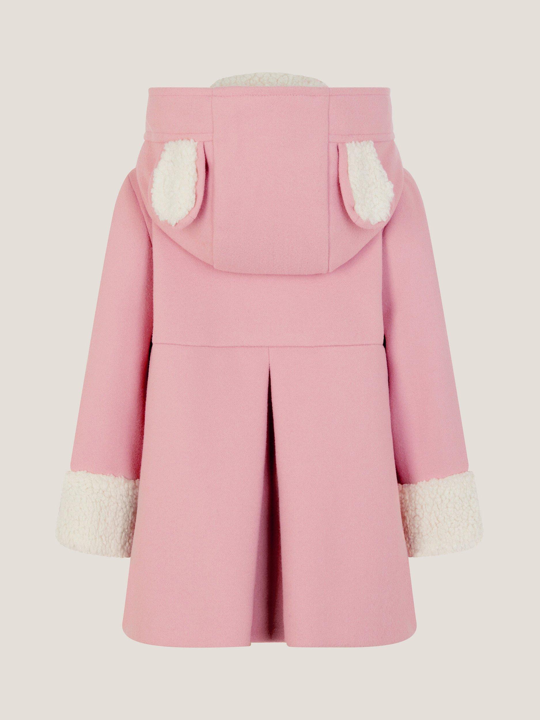 Product image 3 of 4, which shows Baby Bunny Ears Coat PKMI 3-6M