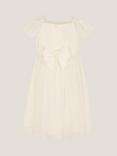 Monsoon Baby Starla Crochet Lace Tulle Dress, Ivory