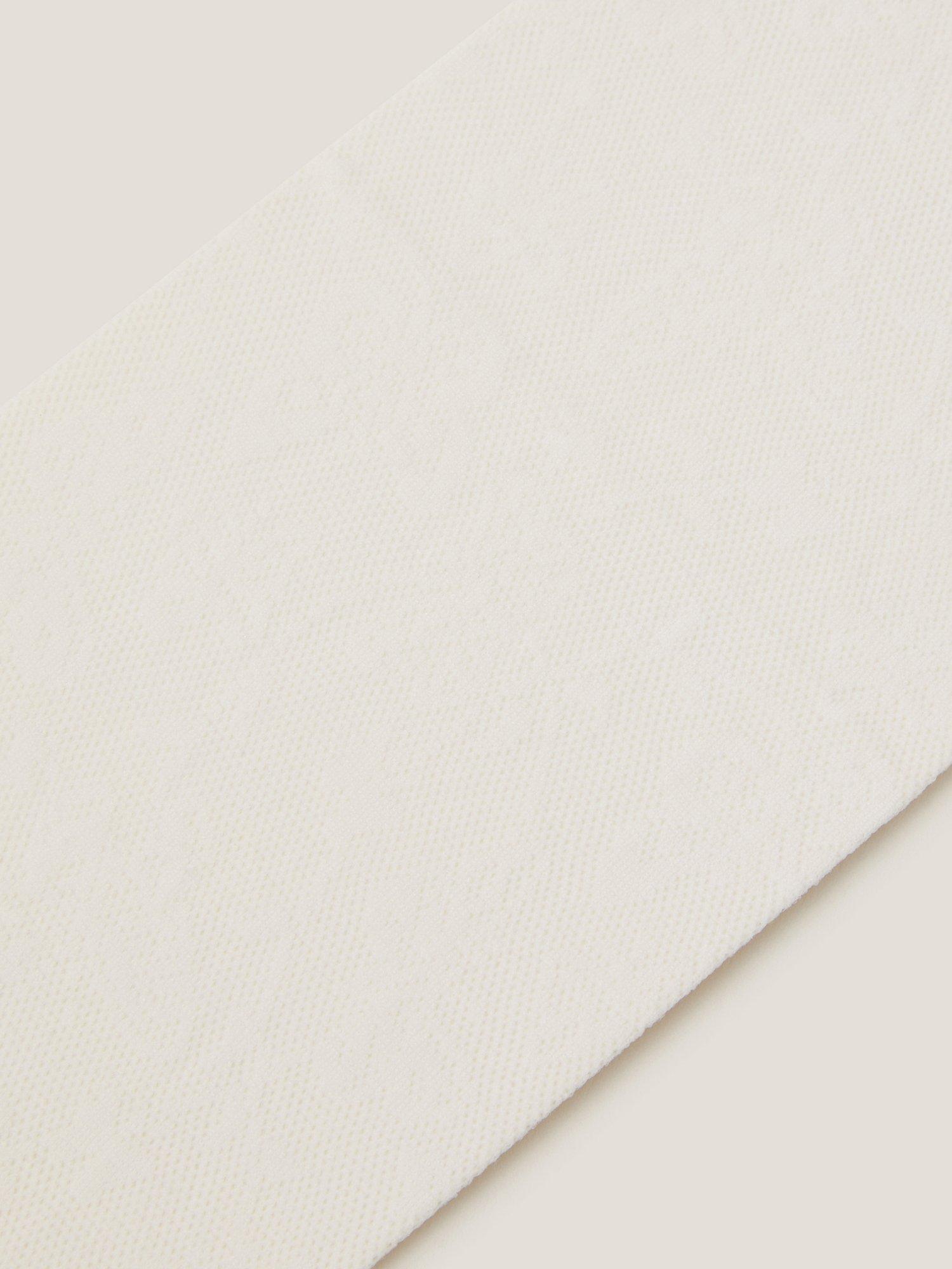 Product image 3 of 3, which shows Monsoon Baby Floral Butterfly Tights, White, 0-6 months