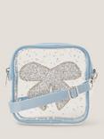 Monsoon Kids' Sequin Bow Camera Bag, Blue
