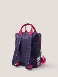 Monsoon Kids' School Floral Print Backpack, Navy