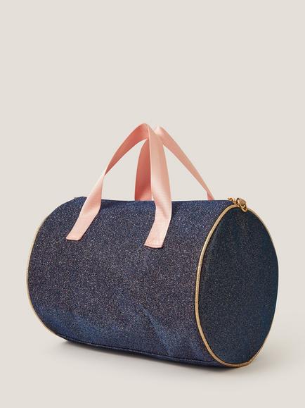 Monsoon Kids' Glitter Star Dance Bag, Navy - view 2, Navy