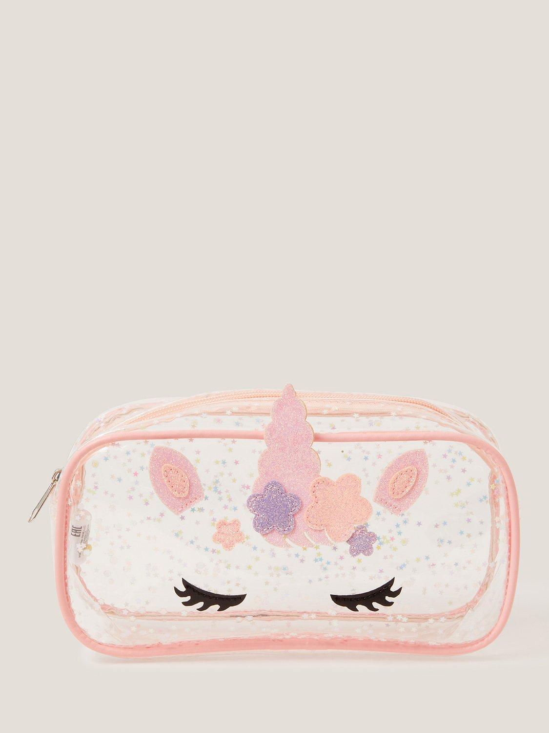Product image 1 of 3, which shows Monsoon Kids' Sequin Unicorn Bag, Pink, One Size