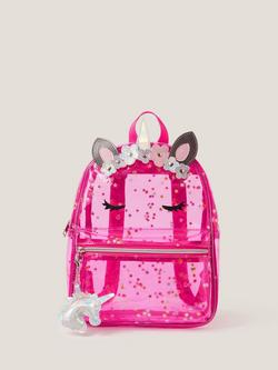 Monsoon Kids' Unicorn Dazzle Backpack, Pink, Pink