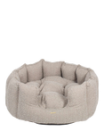 Lords & Labradors High Sided Boucle Dog Bed, Mink