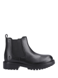 Hush Puppies Kids' Ariella Junior Leather Chelsea Boots, Black
