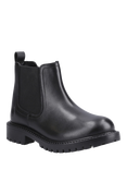 Hush Puppies Kids' Ariella Junior Leather Chelsea Boots, Black