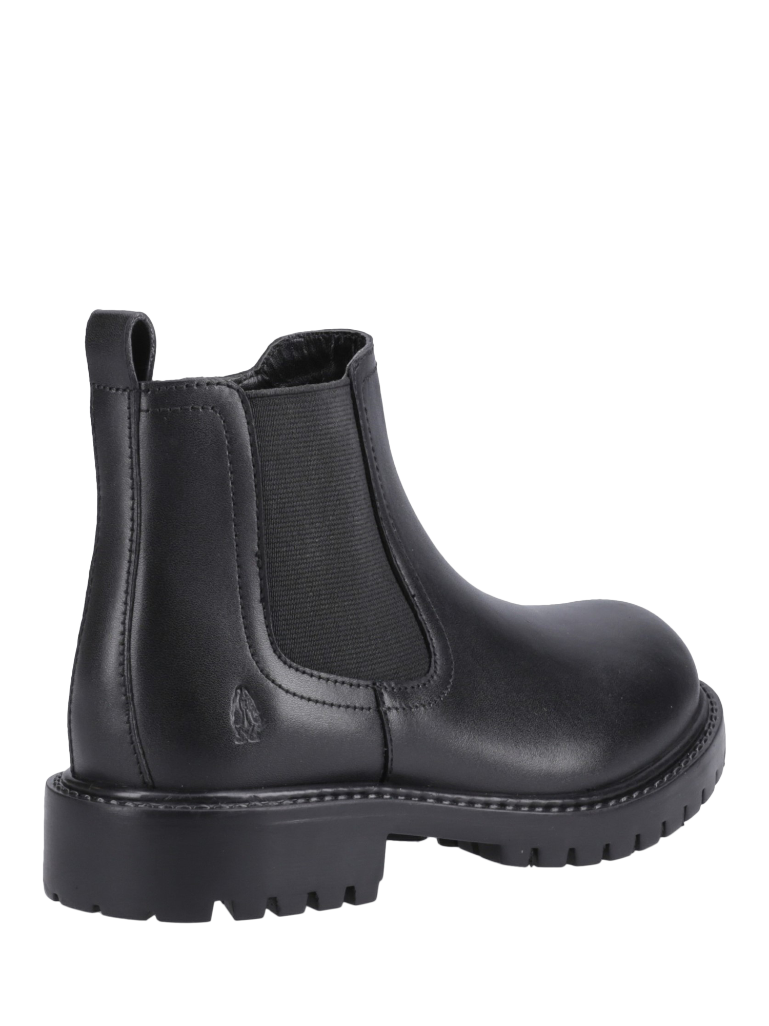 Product image 3 of 4, which shows Hush Puppies Kids' Ariella Junior Leather Chelsea Boots, Black, 10 Jnr