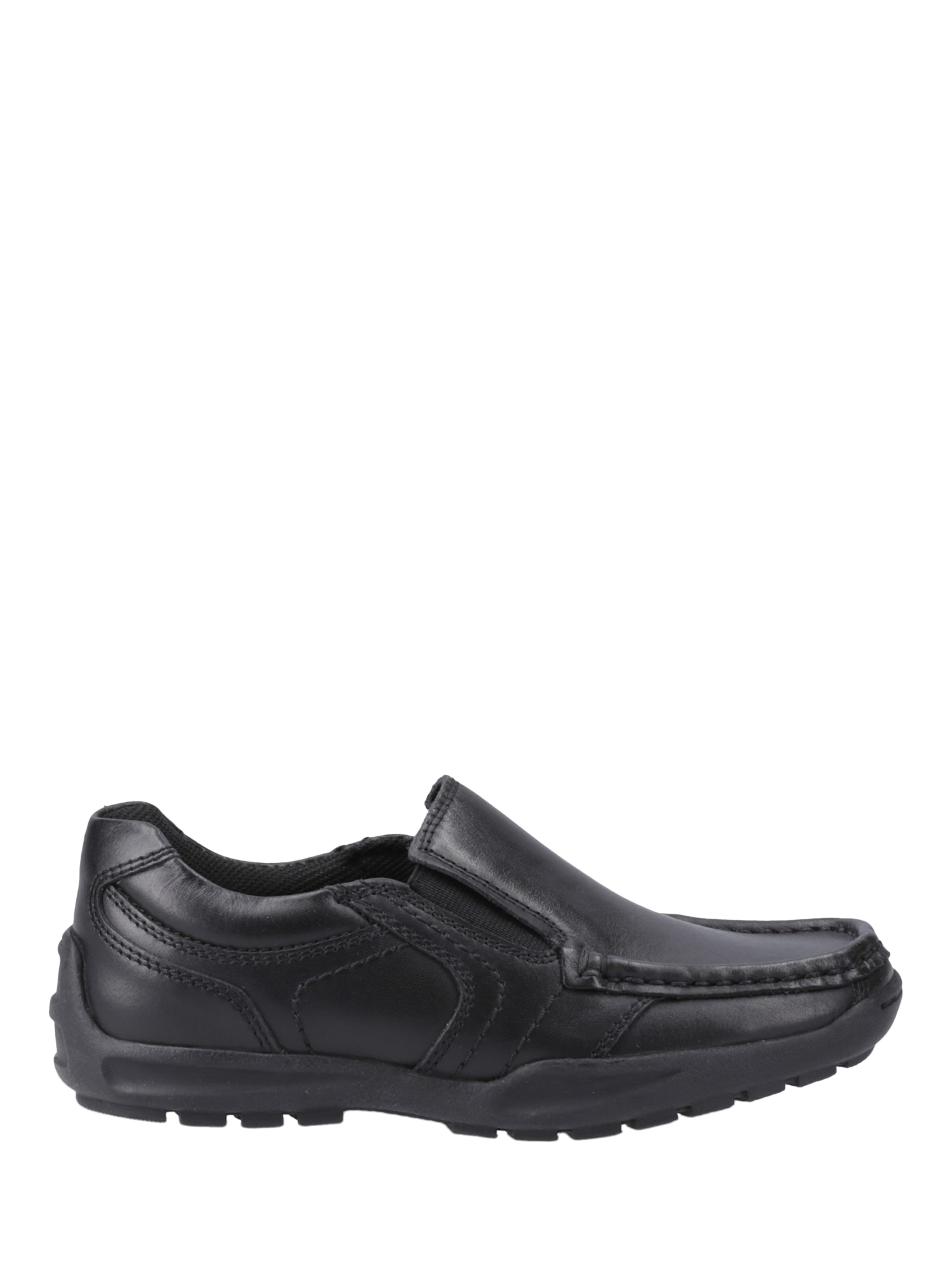 Hush Puppies Kids' Morgan Junior Slip On Loafer Shoes, Black