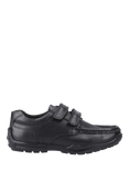 Hush Puppies Kids' Maddox Junior Leather School Shoes, Black