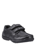 Hush Puppies Kids' Maddox Junior Leather School Shoes, Black