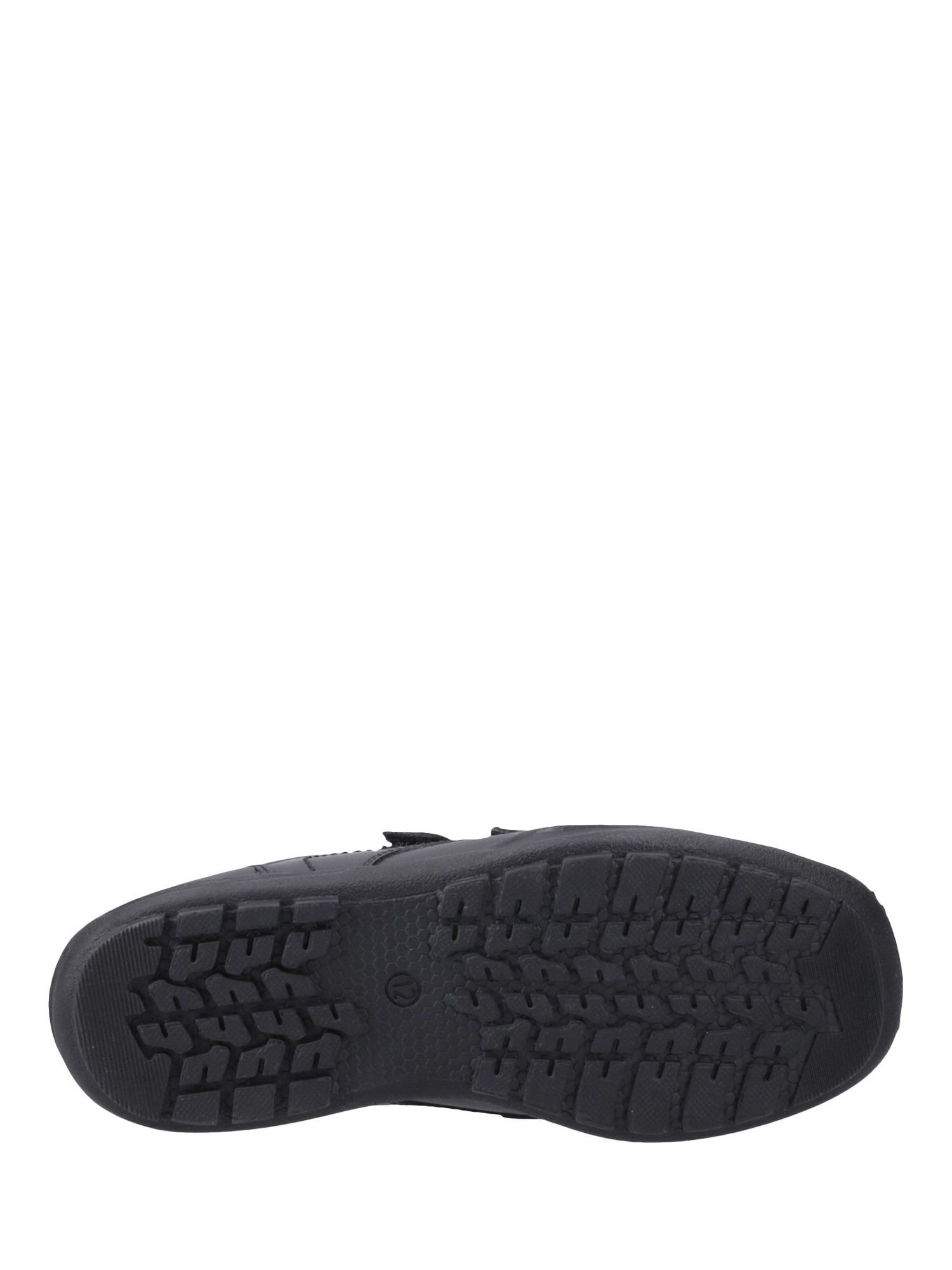 Product image 4 of 4, which shows Hush Puppies Kids' Maddox Junior Leather School Shoes, Black, 10 Jnr
