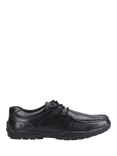 Hush Puppies Kids' Mac Wallabee Senior Lace Up Shoes, Black